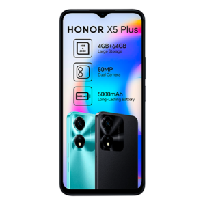 HONOR X5 PLUS 4GB RAM / 64GB ROM MIDNIGHT BLACK