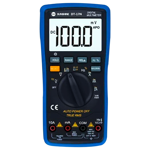 MULTÍMETRO AUTO RANGO SUNSHINE DT-17N - Imagen 2