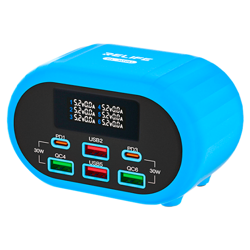 CARGADOR USB 6 PUERTOS RELIFE ( RL-309U )