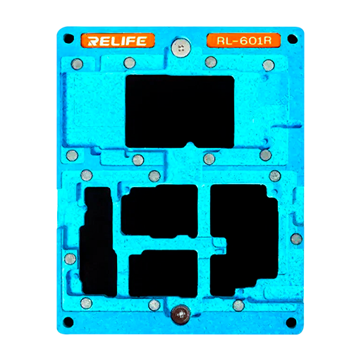 PLATAFORMA DE REBALLING / SUJETADOR DE PLACA RELIFE RL-601R - X AL 12 PRO MAX