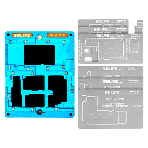 PLATAFORMA DE REBALLING / SUJETADOR DE PLACA RELIFE RL-601R - X AL 12 PRO MAX - Imagen 2