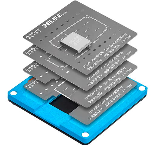 PLATAFORMA DE REBALLING / SUJETADOR DE PLACA RELIFE RL-601R - X AL 12 PRO MAX - Imagen 3
